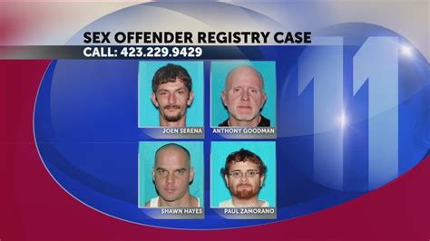 Kingsport Police Seek Local Sex Offenders Who Failed To Report New Addresses Youtube