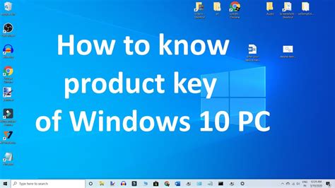 How To Know Windows 10 Product Key On Computer Find Out