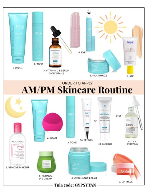 Skin Care Routine Order To Apply Skin Care Products Morning Skincare Night Skincare Skin