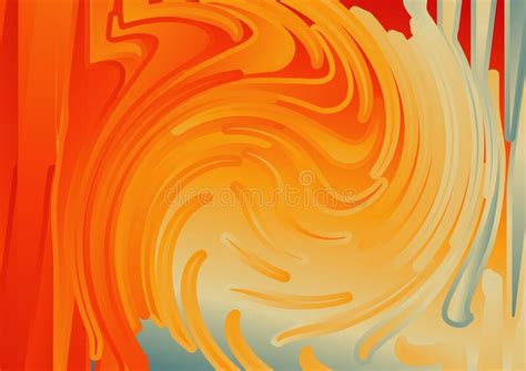 Abstract Red Orange And Blue Twirling Texture Background Illustrator