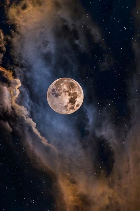 Wunderschöner Mond Mond Bilder Mond