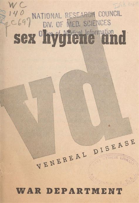 Sex Hygiene And Venereal Disease 1943 Medicine On Screen