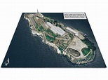 Alcatraz Island Map: 8"x10" (869M4SR6J) by Smart_mAPPS_Consulting
