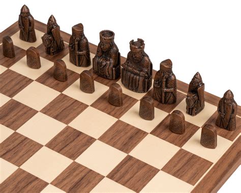 The Regency Chess Isle Of Lewis Official Chessmen Medium Size 275