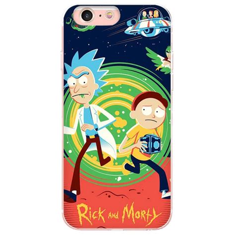 Maiyaca Rick Morty Coque Shell Phone Case For Apple Iphone 8 7 6 6s