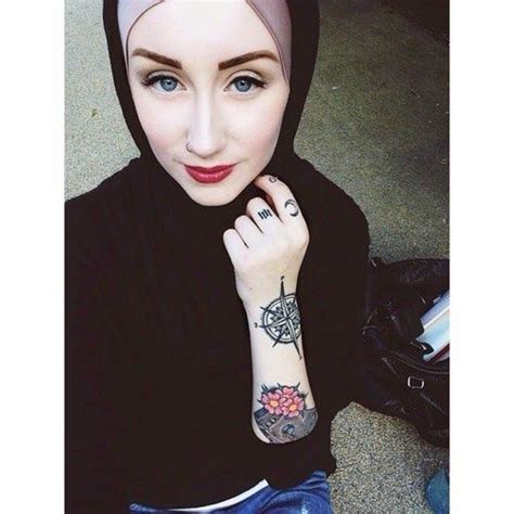 kendyl aurora blogger amerika the tattooed hijabi wanita muslimah wanita muslimah