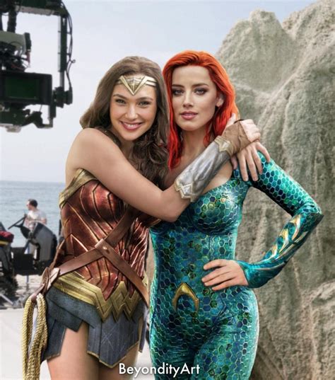 Wonder Woman And Mera By Beyondityart On Deviantart Marvel Girls