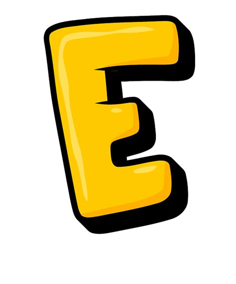 Letter E Graffiti Alphabet E Typography Yellow Letter E Streetart