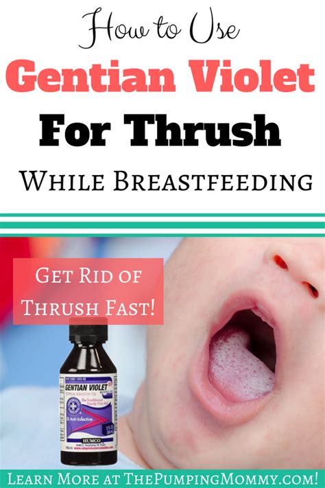 8 How To Use Gentian Violet For Thrush In Babies Ideas Babbiesf