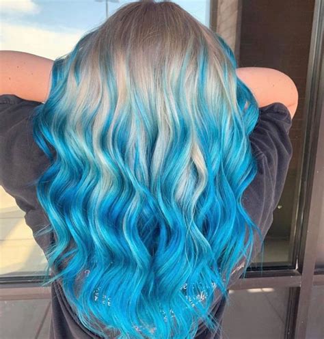 Blue Ombré Hair Inspiration Color Cool Hair Color Wild Hair Color