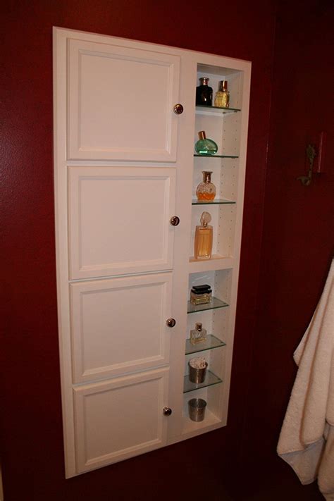 Ss 1 Recessed In Wall Storage Cabinet Solid Wood Recessed Storage