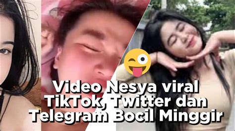 Video Nesya Viral Tiktok Twitter Dan Telegram Bocil Minggir Youtube