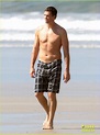 Full Sized Photo of tom brady goes shirtless for costa rica beach ...