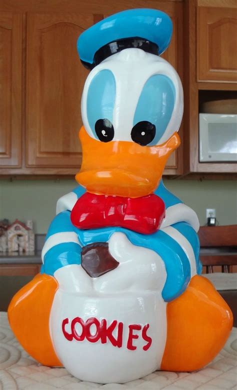 Vintage Disney Donald Duck Cookie Jar By Hoan Ltd New Without Box