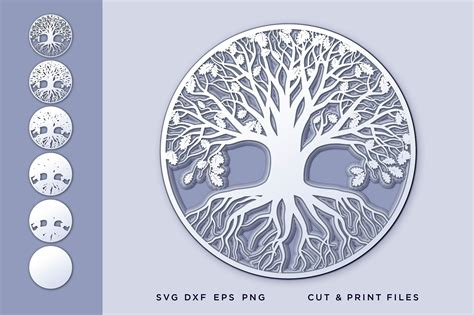 Free Tree Svg Cut Files 2264 File Svg Png Dxf Eps Free Free Sgv