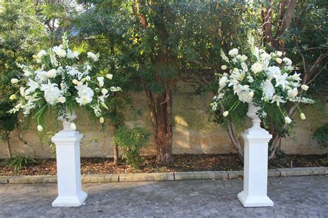 Wedding Flower Pedestals Weddingdressescollection Cho