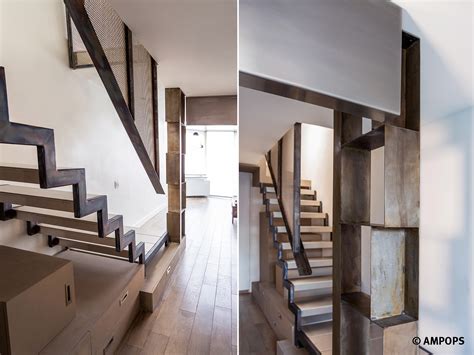 Metal Floating Stairs And Straight Stair Photo Gallery Acadia Stairs