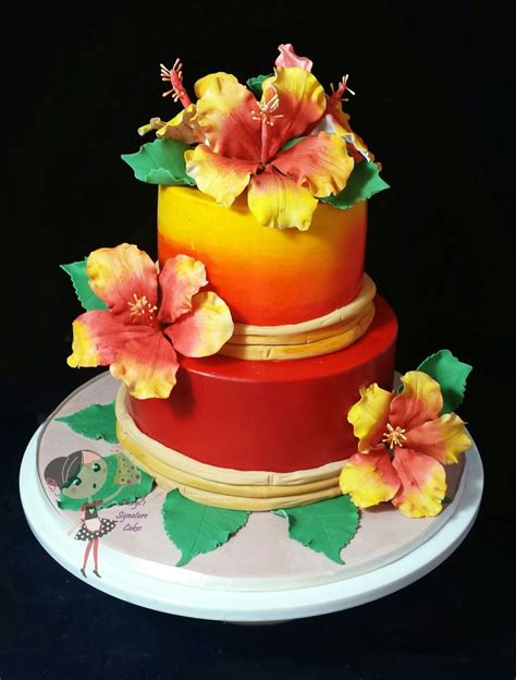 19 Photos Unique Hawaiian Themed Cake