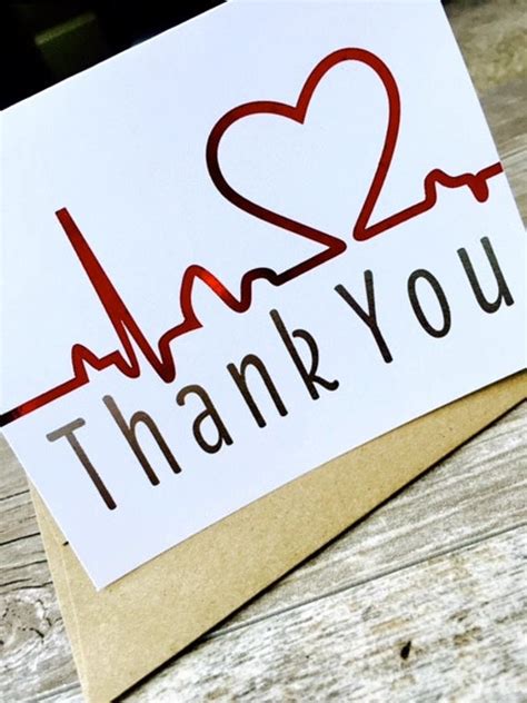 Thank you petaling jaya, thank you malaysians! Nurse Thank You Card / Healthcare Note Cards: Set of 10