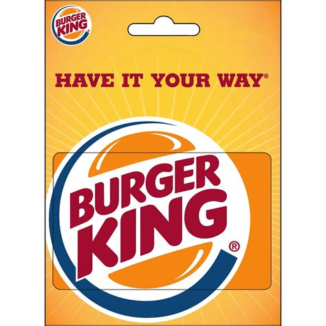 Discover our menu and order delivery or pick up from a burger king near you. Burger King $10 Gift Card | Entertainment & Dining | Food ...