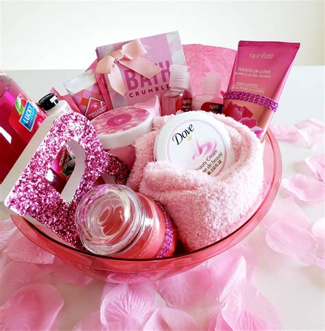 Pink Spa Gift Basket Breast Cancer Gift Spa Gift Set Etsy