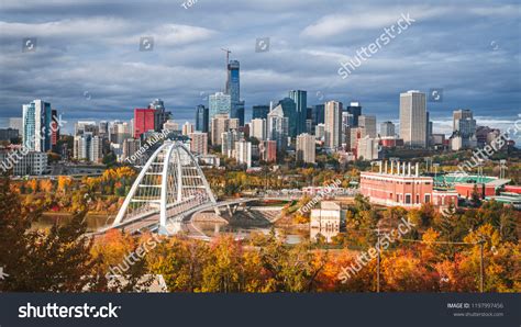 Skyline Edmonton Capital Alberta Oil City Stock Photo 1197997456