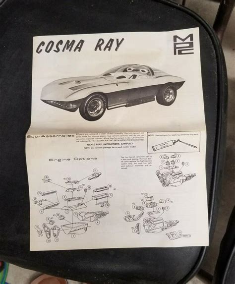 Vintage 1967 Cosma Ray Model Car Kit 2107929111