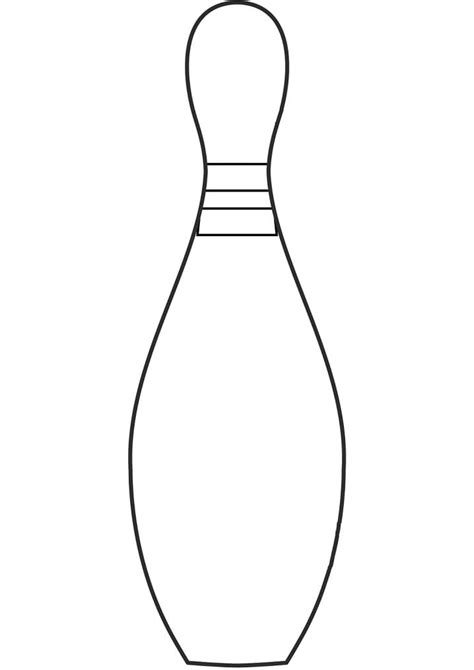Bowling Pin Coloring Page Printable Bowling Pin The Best Porn Website