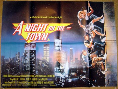 An Advertisement For The Movie Night On The Town