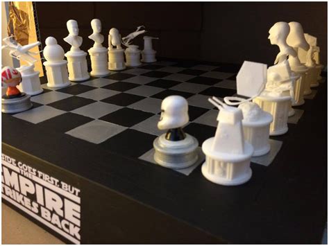 Star Wars 3d Printed Chess Set Pretty Things