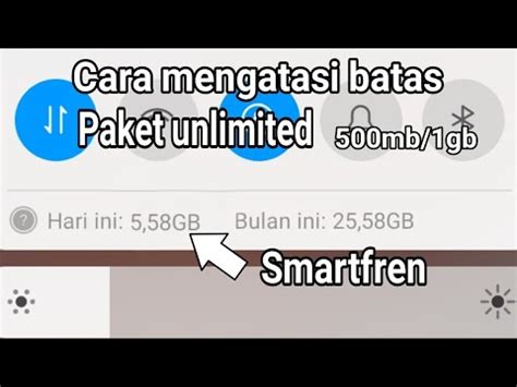 Agar anda tetap dapat menggunakan paket smartfren unlimited dengan kecepatan. Tutorial cara mengatasi batas paket unlimited smartfren ...