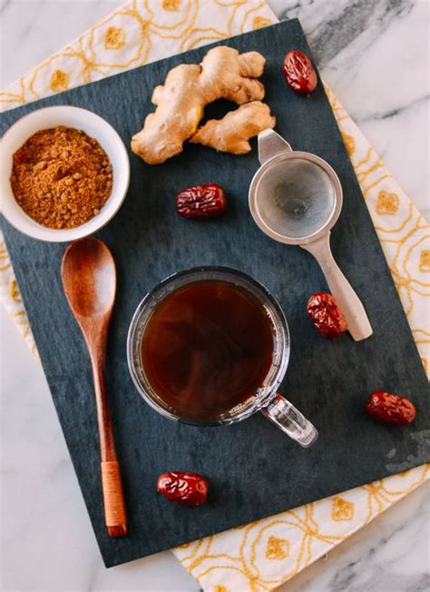 Chinese Ginger Tea With Red Dates Recipe Tea Recipes Ginger Tea
