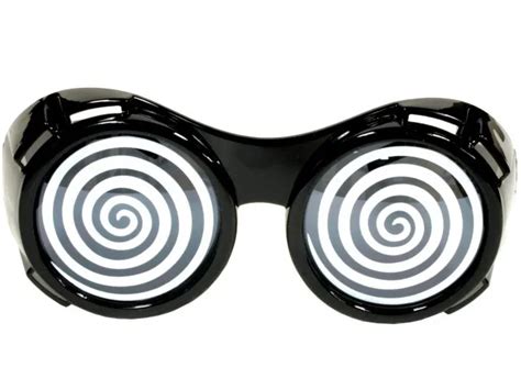 X Ray Hypno Glasses Hypnotic Black Sunglasses Costume Xray Swirl Funny