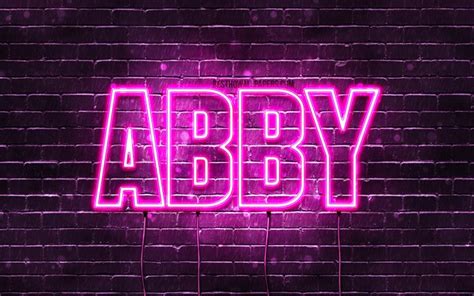 Download Wallpapers Abby 4k Wallpapers With Names Female Names Abby