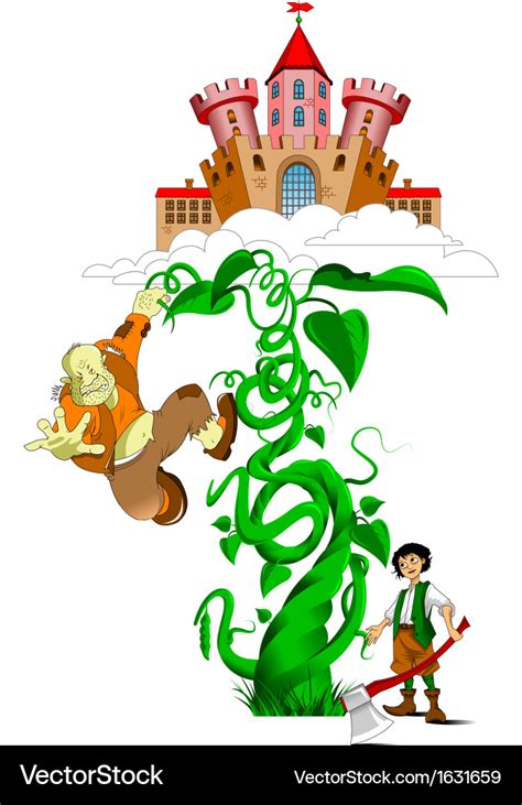 Royalty Free Jack And The Beanstalk Clip Art Vector I