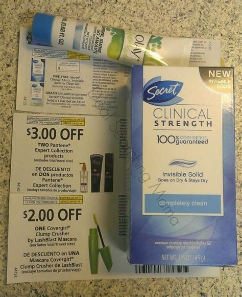 Hot Deal Get Secret Clinical Strength Deodorant And Free Coupon Sample