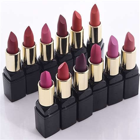 12 Colorset Professional Makeup Lipstick Moisturizer Sexy Bright Nude