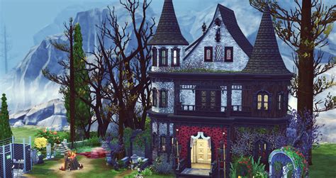 Vampire Maison Manoir Angerouge24 Studiosims Creation