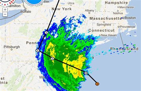 Hurricane Sandy Path Storm Tracker Map Shows Live Updates On