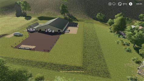 Large American Cow Shed V Mod Farming Simulator Mod