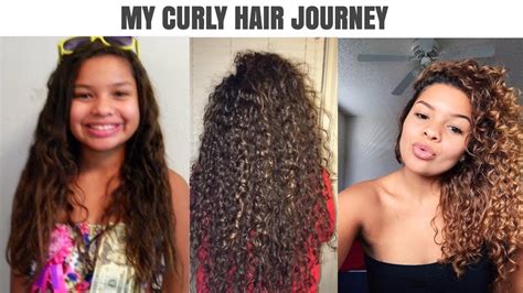 My Curly Hair Journey With Pictures And Tips Youtube