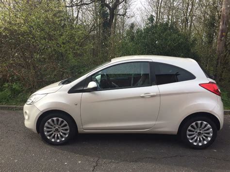 Ford Ka 12 Zetec 2010 Pearl White Recent Service £30 Tax In
