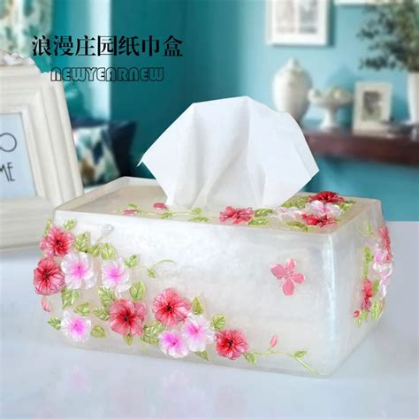 Newyearnew Europe Resin Creative Tissue Boxes Antique Noble Home