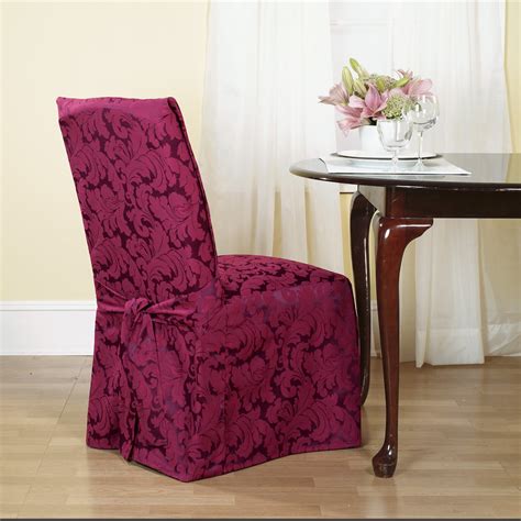 Sure Fit Scroll Classic Dining Chair Skirted Slipcover And Reviews Wayfair