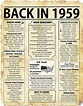 PRINTABLE - What Happened in 1959, Fun Facts 1959, Back in 1959, 3 JPG ...