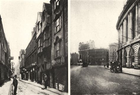 London Wych Street Of The 1890s And The Same View In Aldwych 1926 Old