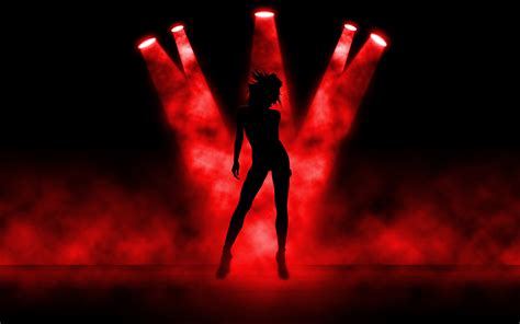 Abstract Art Girl Stripper Light Red Wallpaper 2560x1600 516749