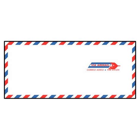 10 Airmail Envelopes Sfi Certified 500box