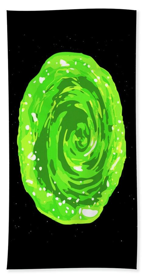 The device was destroyed by a gazorpazorp in raising gazorpazorp and as result, summer and rick had to return to earth via space craft. Wall Portal - Rick And Morty Beach Towel for Sale by Rick And Morty