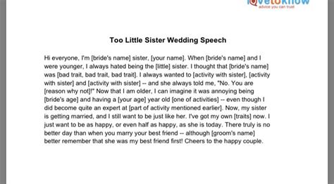 Pin By Sim On Matron Of Honor Sister Wedding Speeches Wedding Speech